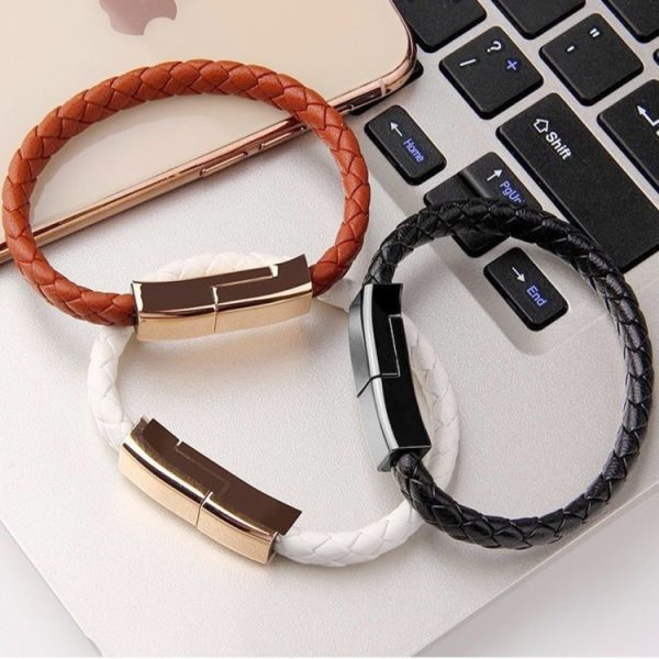 SYA0013651_B4.jpg XJ-26 2.4A USB to Micro USB Creative Bracelet Data Cable, Cable Length: 22.5cm, XJ-26 Micro USB, 22.5cm Micro USB