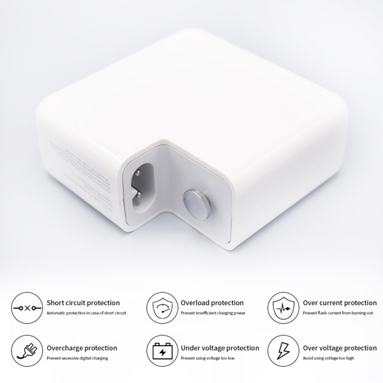 PD-96W 96W PD USB-C / Type-C Laptop Power Adapter for MacBook Pro 16 inch (A2141), EU Plug, US Plug, UK Plug, AU Plug 7 PD-96W 96W PD USB-C / Type-C Laptop Power Adapter for MacBook Pro 16 inch (A2141), EU Plug, US Plug, UK Plug, AU Plug - Image 7