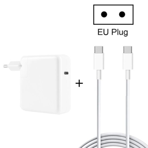 SYA001382501-1.jpg PD-96W 96W PD USB-C / Type-C Laptop Adapter + 2m 5A USB-C / Type-C to USB-C / Type-C Fast Charging Cable for MacBook Pro, EU Plug, US Plug, UK Plug