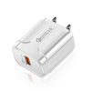 SYA001411501A_1.jpg LZ-023 18W QC3.0 USB Portable Travel Charger + 3A USB toType-C Data Cable, US Plug, Type-C Data Cable, US Plug
