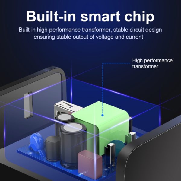 SYA001411801_B9.jpg LZ-023 18W QC 3.0 USB Portable Travel Charger + 3A USB to Micro USB Data Cable, EU Plug, Micro USB Data Cable, EU Plug