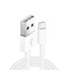 Dual USB Portable Travel Charger + 1 Meter USB to Type-C Data Cable, EU Plug
