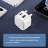 SYA001463901_B3.jpg YSY-6087PD 20W PD3.0 + QC3.0 Dual Fast Charge Travel Charger with Type-C to Type-C Data Cable, EU Plug, US Plug, UK Plug