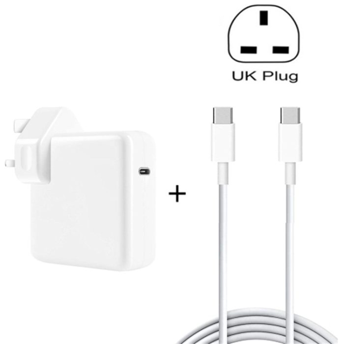 30W USB-C / Type-C Laptop Portable Power Adapter with 1.8m USB-C / Type-C to USB-C / Type-C Charging Cable,, 30W UK Plug, 30W AU Plug, 30W US Plug, 30W EU Plug