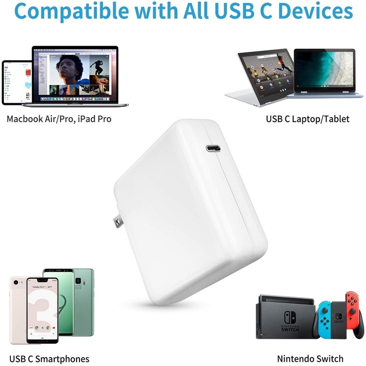 96W USB-C / Type-C Power Adapter Portable Charger with 1.8m USB-C / Type-C to USB-C / Type-C Charging Cable,, 96W UK Plug, 96W AU Plug, 96W US Plug, 96W EU Plug 5 96W USB-C / Type-C Power Adapter Portable Charger with 1.8m USB-C / Type-C to USB-C / Type-C Charging Cable,, 96W UK Plug, 96W AU Plug, 96W US Plug, 96W EU Plug - Image 5