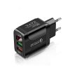 SYA001539301A-1.jpg F002C QC3.0 USB + USB 2.0 Fast Charger with LED Digital Display for Mobile Phones and Tablets, EU Plug, EU Plug