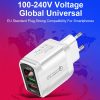 SYA001539301_B6.jpg F002C QC3.0 USB + USB 2.0 Fast Charger with LED Digital Display for Mobile Phones and Tablets, EU Plug, EU Plug