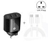 SYA001609701_B1.jpg 40W Dual Port PD / Type-C Fast Charger with Type-C to Type-C Data Cable, UK Plug, UK Plug + Type-C to Type-C Cable
