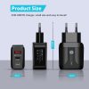 SYA001682001_B4.jpg PD25W USB-C / Type-C + QC3.0 USB Dual Ports Fast Charger with USB to Type-C Data Cable, EU Plug, EU Plug + USB to Type-C Cable