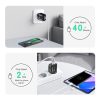 SYA001685701_B3.jpg PD25W USB-C / Type-C + QC3.0 USB Dual Ports Fast Charger with USB-C to USB-C Data Cable, US Plug, US Plug + USB-C to USB-C Cable