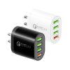 SYA001689501_B1.jpg QC-04 QC3.0 + 3 x USB 2.0 Multi-ports Charger for Mobile Phone Tablet, US Plug, US Plug