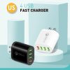 SYA001689501_B2.jpg QC-04 QC3.0 + 3 x USB 2.0 Multi-ports Charger for Mobile Phone Tablet, US Plug, US Plug