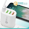 SYA001689601_B3.jpg QC-04 QC3.0 + 3 x USB 2.0 Multi-ports Charger for Mobile Phone Tablet, EU Plug, EU Plug