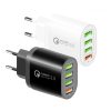 SYA001691801_B1.jpg QC-04 QC3.0 + 3 x USB2.0 Multi-ports Charger with 3A USB to Micro USB Data Cable, EU Plug, EU Plug + Micro USB Cable