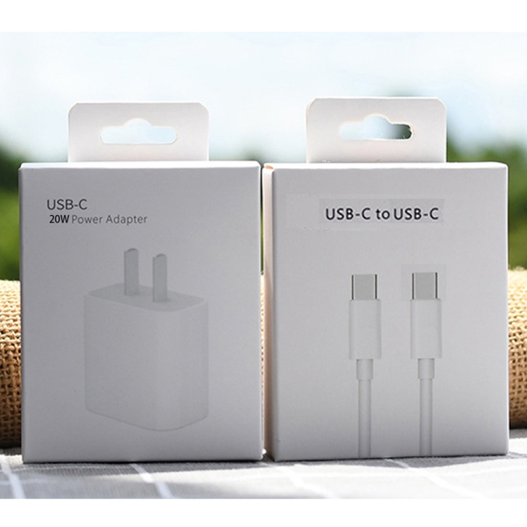 AU-20W PD USB-C / Type-C Travel Charger with Type-C to Type-C Data Cable, AU Plug, AU Plug + 1m PD Cable, AU Plug + 2m PD Cable 7 AU-20W PD USB-C / Type-C Travel Charger with Type-C to Type-C Data Cable, AU Plug, AU Plug + 1m PD Cable, AU Plug + 2m PD Cable - Image 7