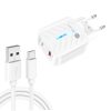 SYA001722601B-1.jpg PD03 20W PD3.0 + QC3.0 USB Charger with USB to Type-C Data Cable, EU Plug, EU Plug, EU Plug + USB to Type-C Cable