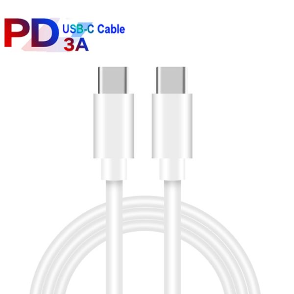SYA001874301_B2.jpg PD 35W Dual USB-C / Type-C Ports Charger with Type-C to Type-C Data Cable, EU Plug, EU Plug + 1m Dual Type-C Cable, EU Plug + 2m Dual Type-C Cable