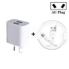 SYA0019409.jpg Mini Dual Port USB Charger with USB to Type-C Data Cable, AU Plug