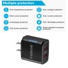 SYA001967801_B3.jpg 36W Dual Port QC3.0 USB Charger with 3A USB to Type-C Data Cable, US Plug, US Plug + USB to Type-C Cable