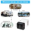 SYA001967801_B4.jpg 36W Dual Port QC3.0 USB Charger with 3A USB to Type-C Data Cable, US Plug, US Plug + USB to Type-C Cable