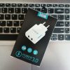 36W Dual Port QC3.0 USB Charger with 3A USB to Type-C Data Cable , EU Plug, EU Plug + USB to Type-C Cable