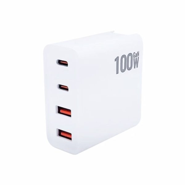 SYA001998001-1.jpg GaN 100W Dual USB + Dual USB-C/Type-C Multi Port Charger for Apple MacBook Series, US Plug, US / EU Plug, US / UK Plug, US / AU Plug, US / EU / UK Plug, US / EU / UK / AU Plug