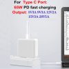 SYA001998301_B3.jpg GaN 100W Dual USB + Dual USB-C/Type-C Multi Port Charger with 2m Type-C to Type-C Data Cable Set, US Plug, US / EU Plug, US / UK Plug, US / AU Plug, US / EU / UK Plug, US / EU / UK / AU Plug