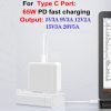 SYA002001801_B3.jpg GaN 100W Dual USB-C/Type-C + Dual USB Multi Port Charger with 1.8m Type-C to MagSafe 2 / T Header Data Cable, US Plug, US / EU Plug, US / UK Plug, US / AU Plug, US / EU / UK Plug, US / EU / UK / AU Plug