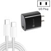 SYA002075801A-1.jpg PD11 Single PD3.0 USB-C / Type-C 20W Fast Charger with 1m Type-C to Type-C Data Cable, US Plug, US Plug + Type-C to Type-C Cable