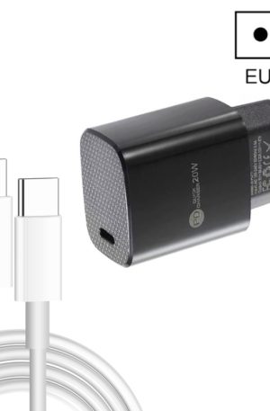 PD11 Single PD3.0 USB-C / Type-C 20W Fast Charger with 1m Type-C to Type-C Data Cable, EU Plug, EU Plug + Type-C to Type-C Cable