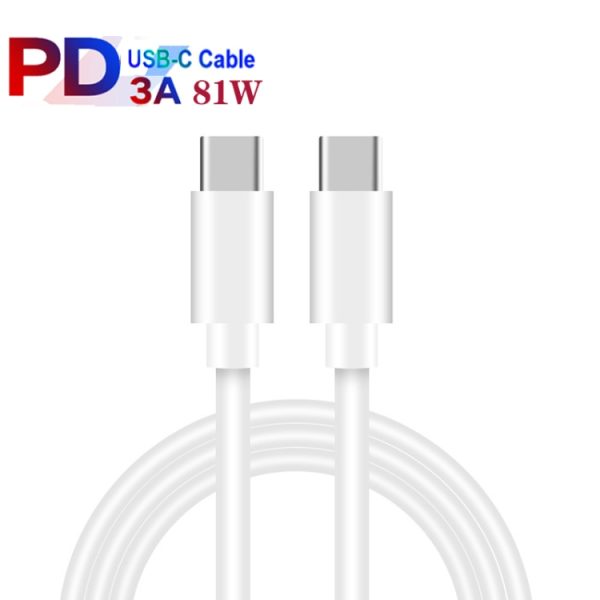 SYA002075901_B2.jpg PD11 Single PD3.0 USB-C / Type-C 20W Fast Charger with 1m Type-C to Type-C Data Cable, EU Plug, EU Plug + Type-C to Type-C Cable
