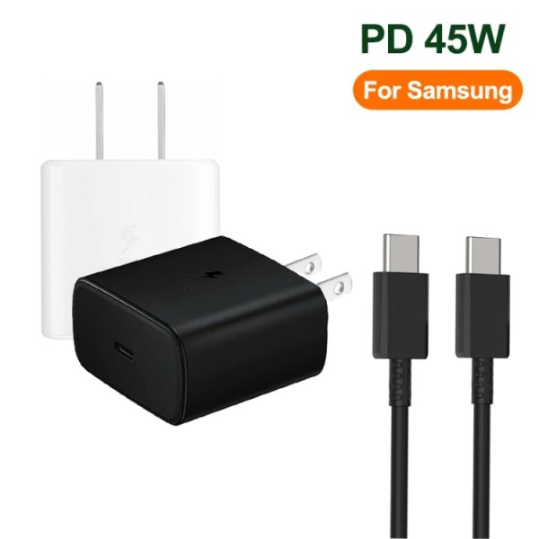 SYA002114901_B1.jpg M135 45W USB-C / Type-C Port Fast Charger with 5A Type-C to Type-C Cable, US Plug, US Plug + Type-C Cable