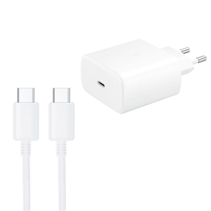 M135 45W USB-C / Type-C Port Fast Charger with 5A Type-C to Type-C Cable, EU Plug, EU Plug + Type-C Cable