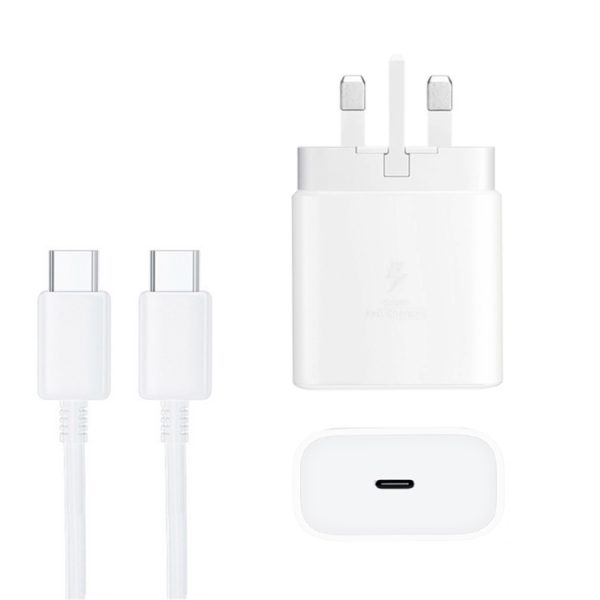 SYA002124201B-1.jpg M135 45W USB-C / Type-C Port Fast Charger with 5A Type-C to Type-C Cable, UK Plug, UK Plug + Type-C Cable