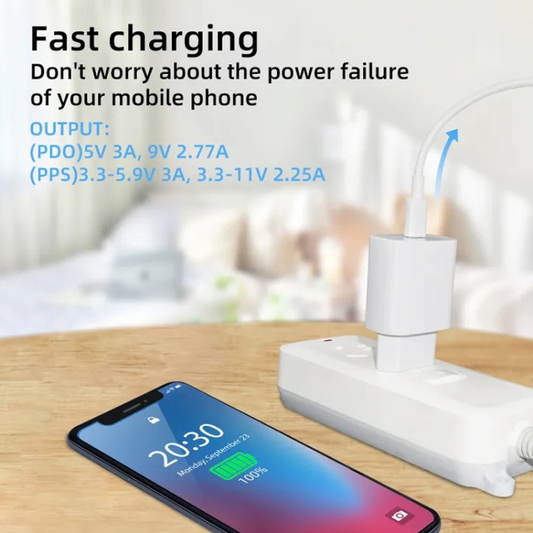 TA800 PD / PPS 25W Type-C Port Charger for Samsung, EU Plug, EU Plug 5 TA800 PD / PPS 25W Type-C Port Charger for Samsung, EU Plug, EU Plug - Image 5