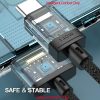 SYA0022576_B5.jpg ENKAY 140W USB-C / Type-C to MagSafe 3 Nylon Braided Magnetic Charging Cable with LED Indicator for MacBook 6.6FT, ENKAY Grey, ENKAY Blue