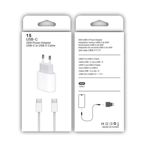 SYA0024646_6.jpg PD35W USB-C / Type-C Port Charger with 1m Type-C to Type-C Data Cable, EU Plug