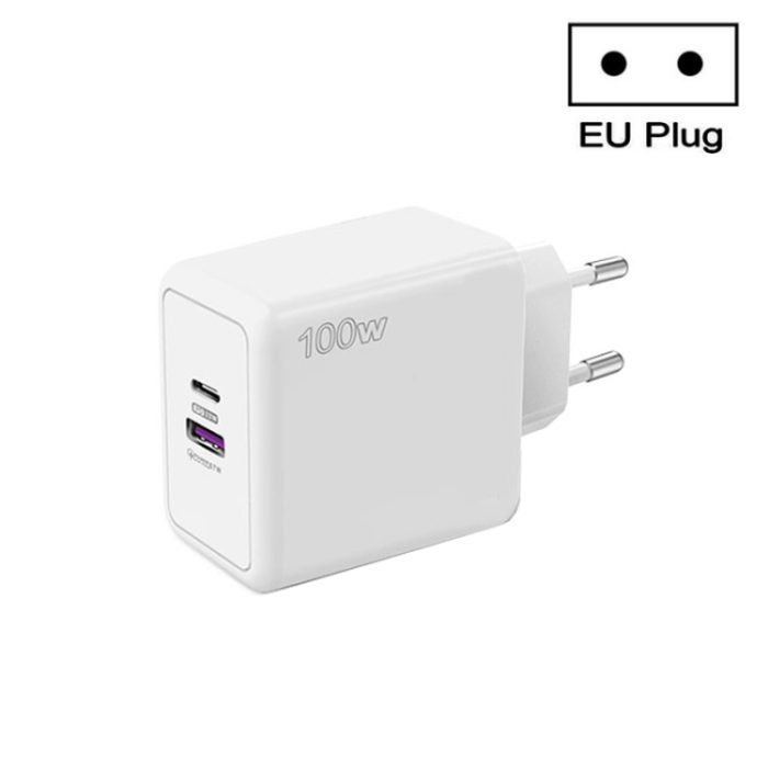 USB 67W / Type-C PD 33W Super fast Charging Full Protocol Mobile Phone Charger, EU Plug, EU Plug