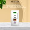 SYA0026890_B2.jpg 120W PD3.0 3 Type-C 2 USB Multi Port Quick Charger with Type-C to Type-C Cable, US Plug, US Plug + C to C Cable