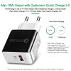SYA00273201_B1.jpg 1USB QC 3.0 Wire Drawing Quick Charger EU Plug, QC 3.0 Black, QC 3.0 White