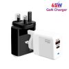 SYA0028524_B1.jpg GaN PD 45W + QC3.0 USB Fully Compatible Protocol Charger for MacBook,UK Plug, UK Plug(, UK Plug