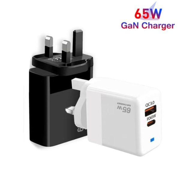 SYA0028524_B1.jpg GaN PD 45W + QC3.0 USB Fully Compatible Protocol Charger for MacBook,UK Plug, UK Plug(, UK Plug