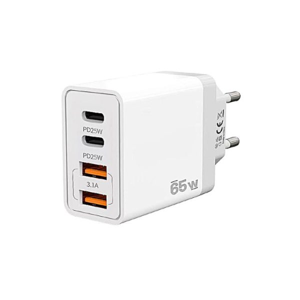 SYA003034801-1.jpg TE-PD44 Dual USB-A Dual Type-C 4-port Mobile Phone Charger, EU Plug, US Plug