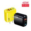 SYA0030747_B1.jpg GaN 45W PD3.0 + QC3.0 Fully Compatible Protocol Charger for Laptops / Tablets,US Plug, US Plug