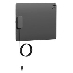 For iPad Pro 13 2025 Fast Charging Smart PIN Magnetic Charger Wireless Charging Pad with Type-C Cable
