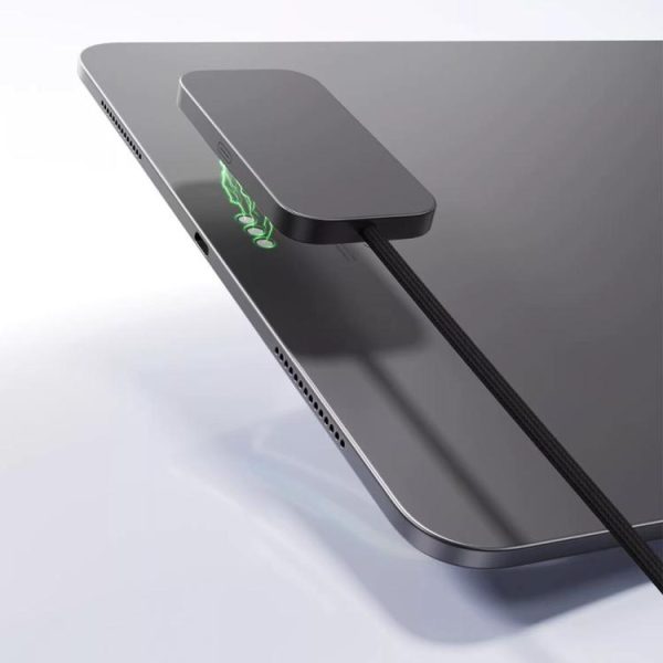 SYA0030799_3.jpg For iPad Pro 13 2025 Fast Charging Smart PIN Magnetic Charger Wireless Charging Pad with Type-C Cable