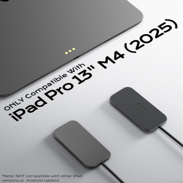 SYA0030799_4.jpg For iPad Pro 13 2025 Fast Charging Smart PIN Magnetic Charger Wireless Charging Pad with Type-C Cable