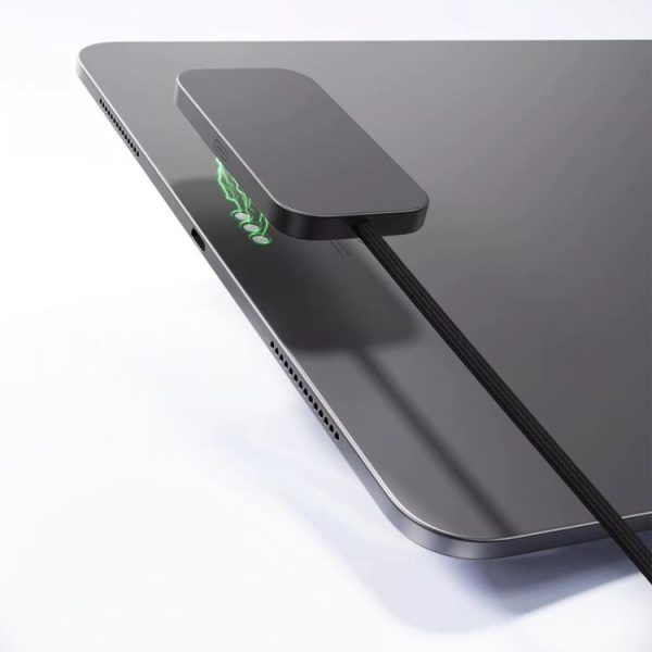 SYA0030801_3.jpg For iPad Air 11 / Air 10.9 Fast Charging Smart PIN Magnetic Charger Wireless Charging Pad with Type-C Cable