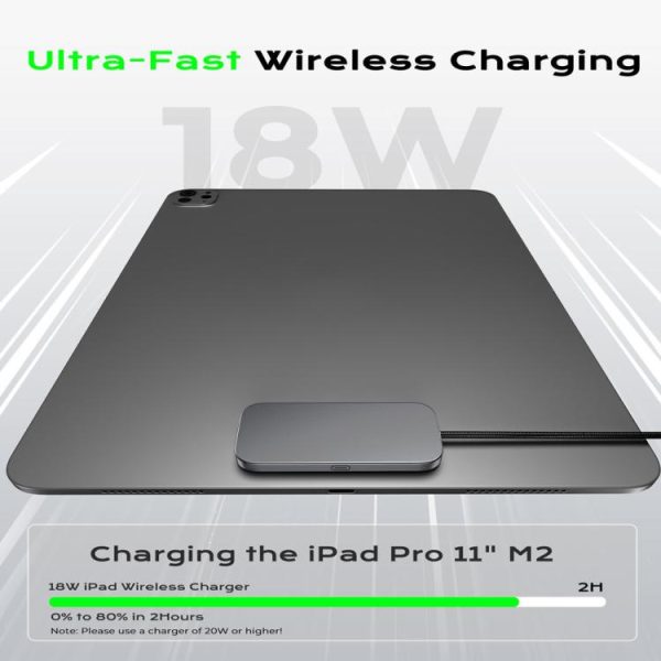 SYA0030801_5.jpg For iPad Air 11 / Air 10.9 Fast Charging Smart PIN Magnetic Charger Wireless Charging Pad with Type-C Cable