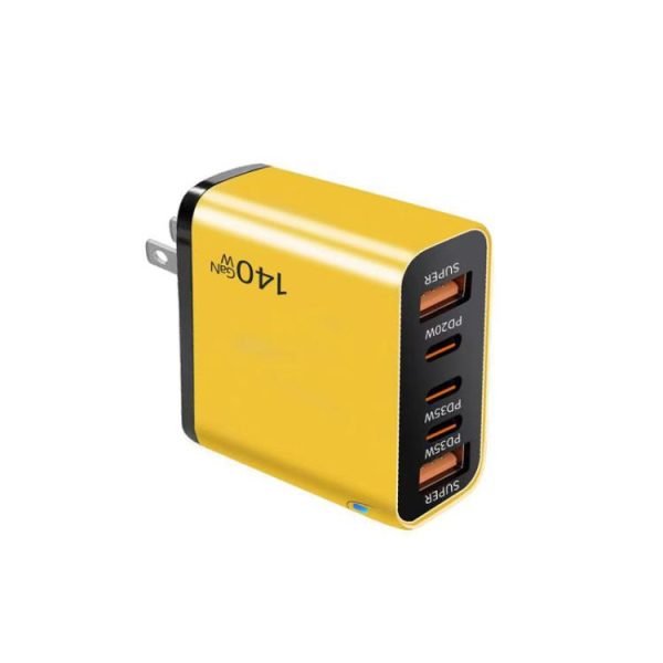 SYA003091201A_1.jpg TE-PD43 Type-C x 3, USB-A x 2 Multi-port Charger for Mobile Phones / Tablets,US Plug, US Plug
